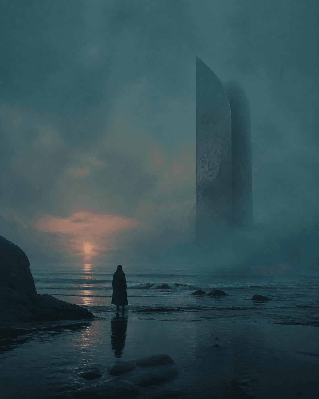 LOW TIDE album cover artwork by HOLLOW COAST