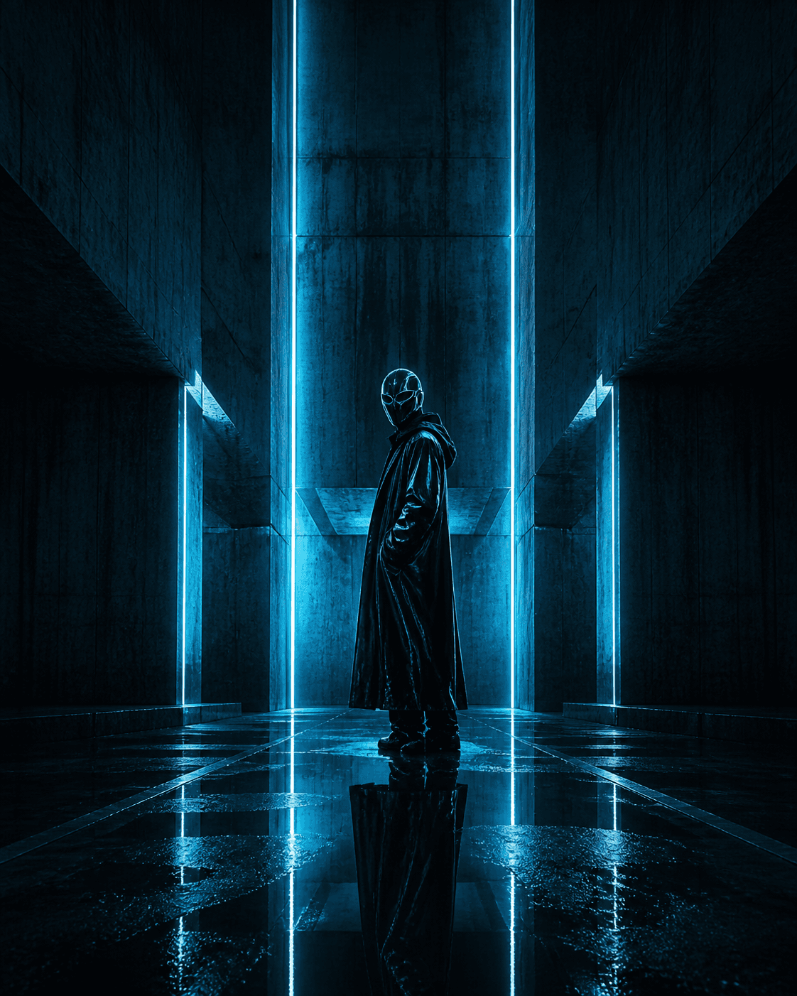 NEON SILENCE album cover artwork by VANTA